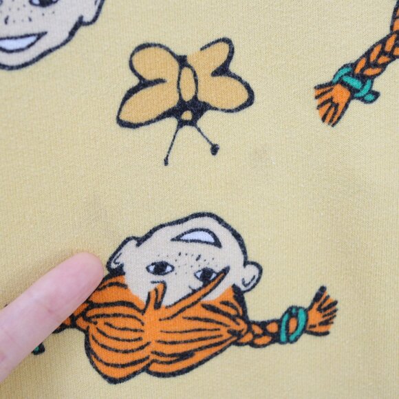 “PIPPI Longstocking” H&M Jersey Yellow Dress / 4-6Y (120) - Picture 7 of 7